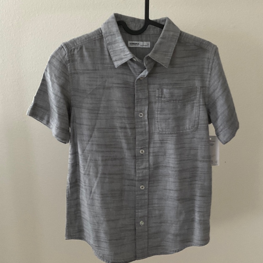 Kohl's Boy’s Lavish Gray Button-Up Shirt